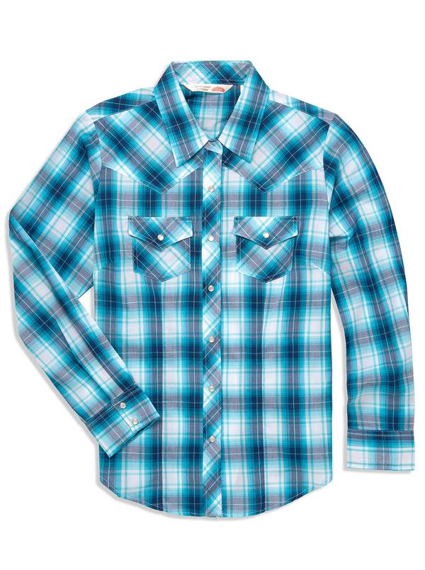 Ely Cattleman Women's Ely Cattleman Plaid Western Snap Shirt