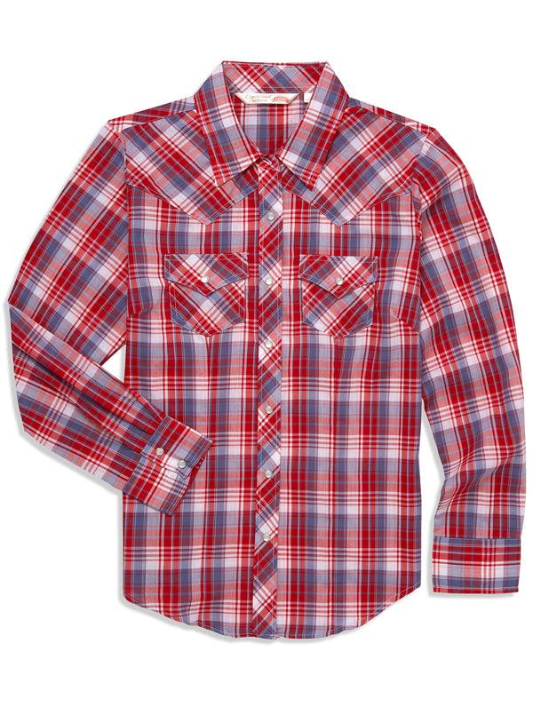 Ely Cattleman Women's Ely Cattleman Plaid Western Snap Shirt