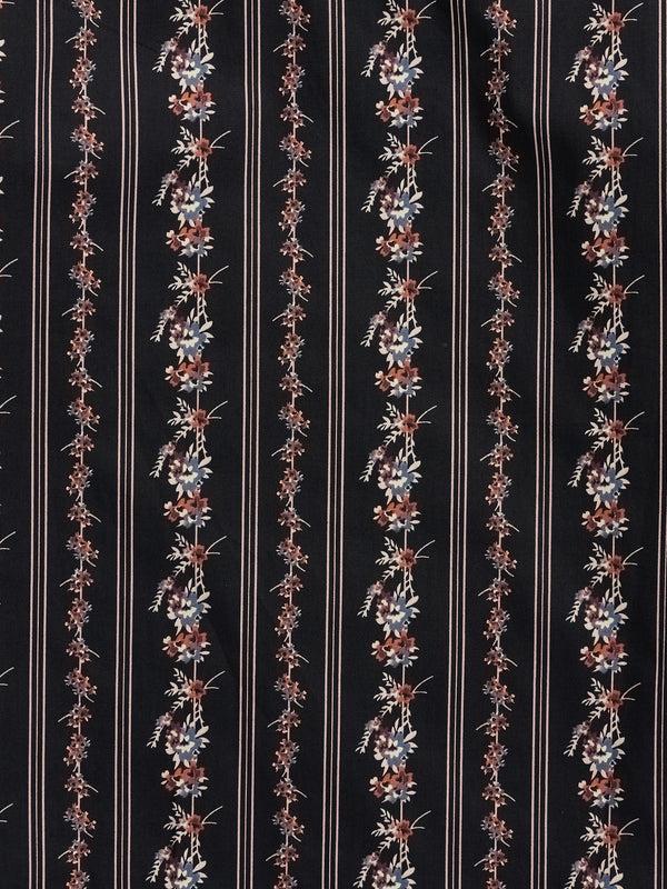 Ely Cattleman Women's Ely Walker Black Wallpaper Floral Print Western Snap Shirt