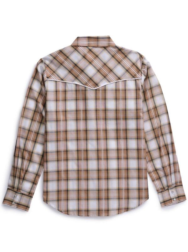 Ely Cattleman Women's Ely Walker Plaid Western Snap Shirt With Floral Embroidery