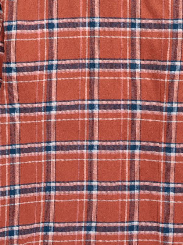 Ely Cattleman Women's Ely Walker Rust Plaid Flannel Western Snap Shirt