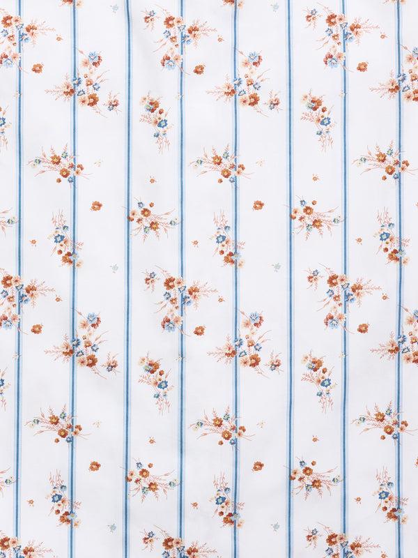 Ely Cattleman Women's Ely Wallpaper Floral Stripe Print Sleeveless Shirt