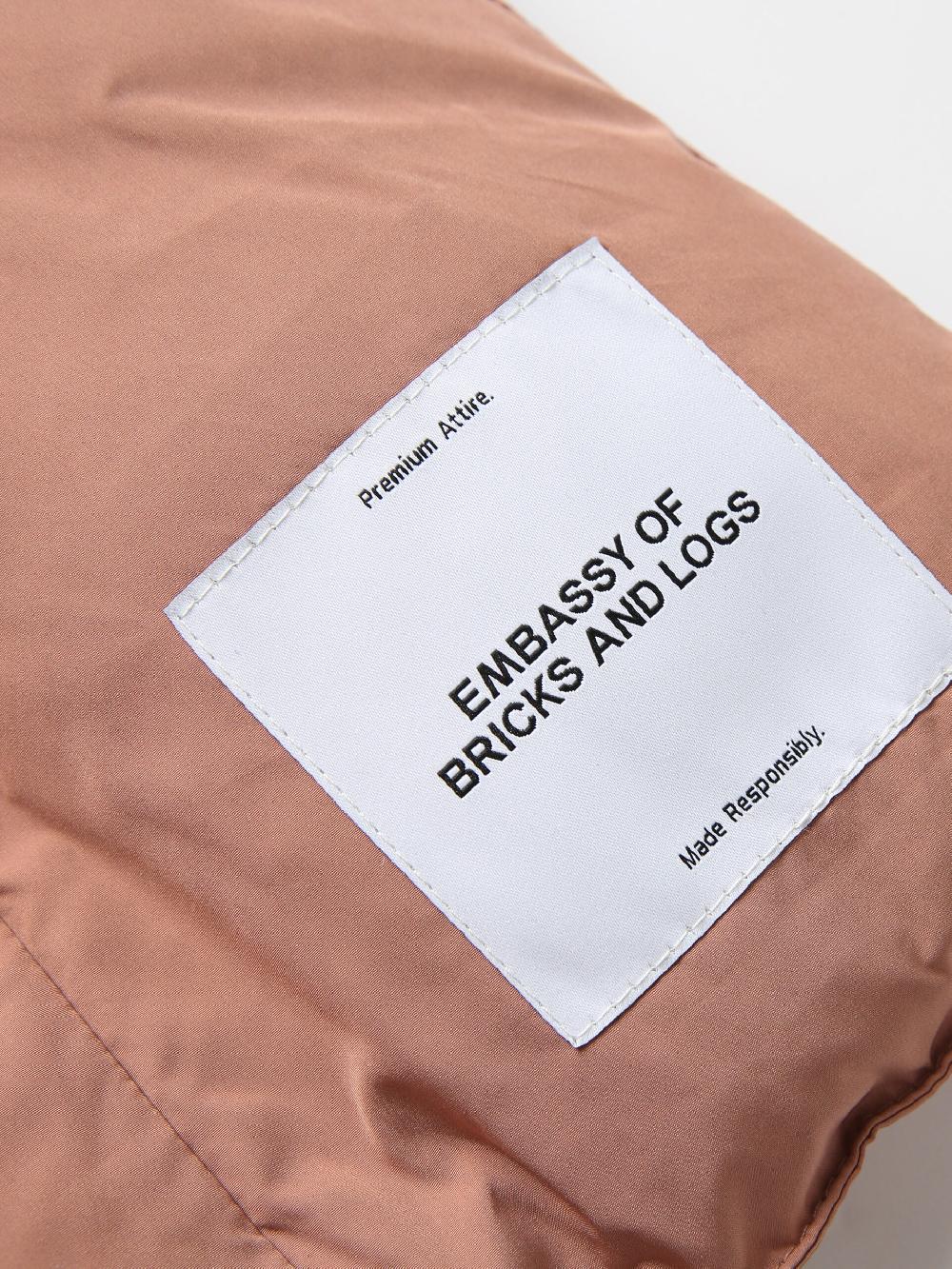Embassy Of Bricks And Logs HERVEY PUFFER SCARF