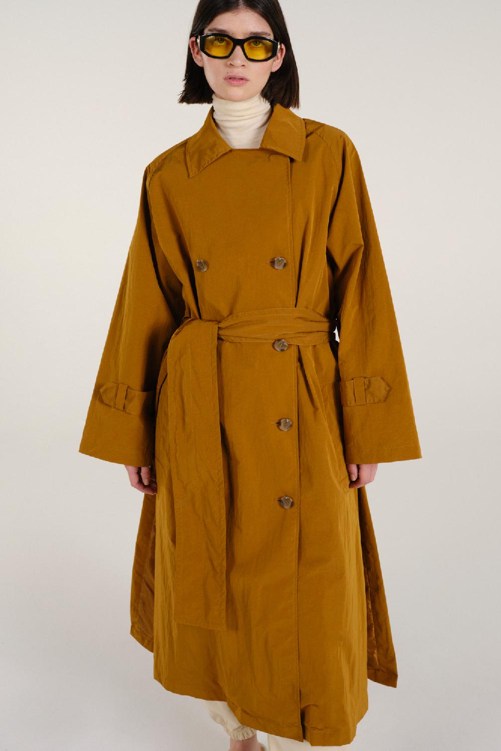 Embassy of Bricks and Logs KALVI TRENCH COAT