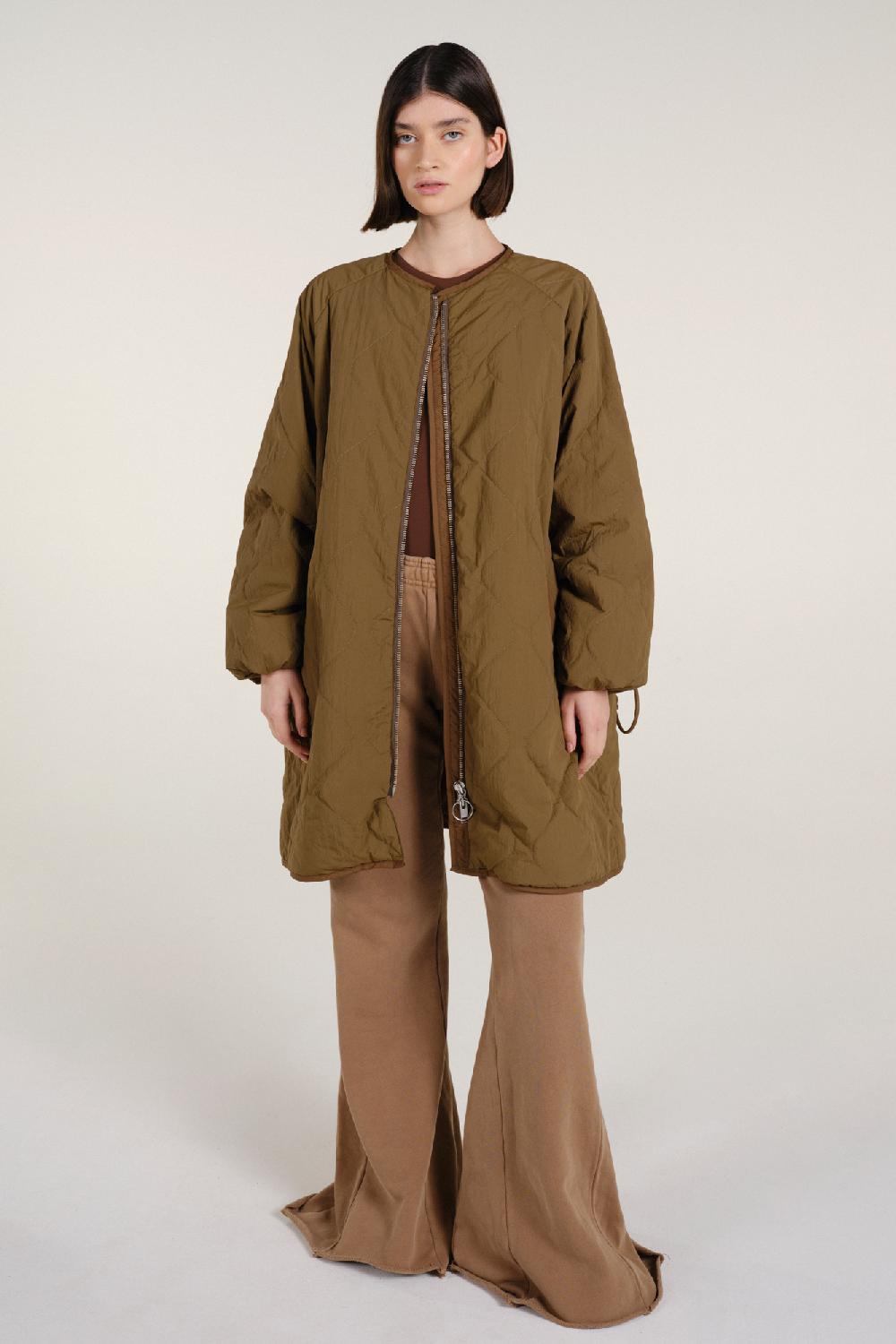 Embassy of Bricks and Logs SIENA QUILTED COAT