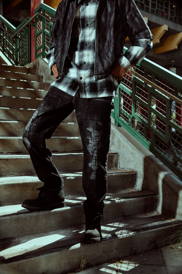 Embellish Carweb Straight Carpenter Denim (Venom Wash)