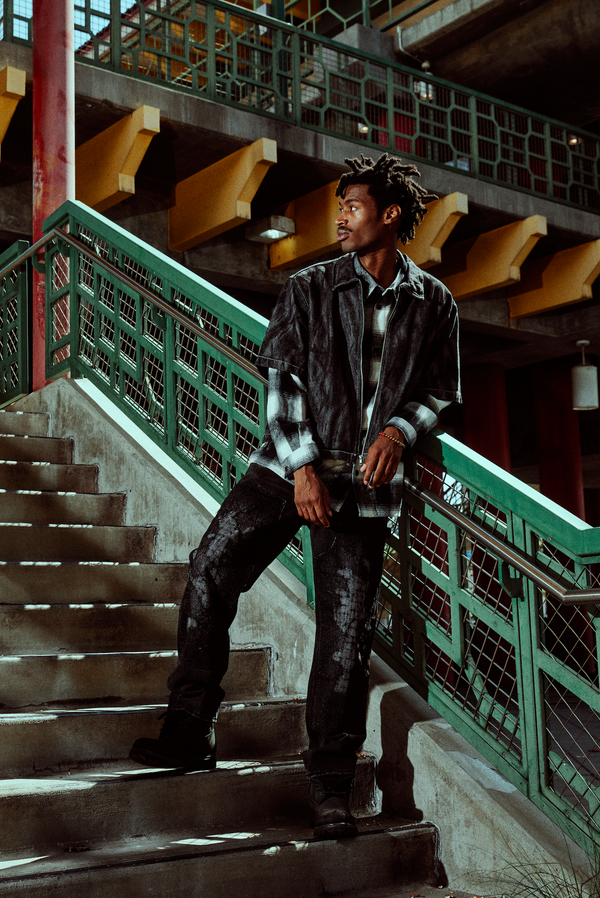 Embellish Carweb Straight Carpenter Denim (Venom Wash)