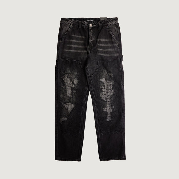 embellish Carweb Straight Carpenter Denim (Venom Wash)