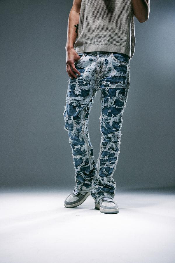 Embellish Akita Boro Flare Denim