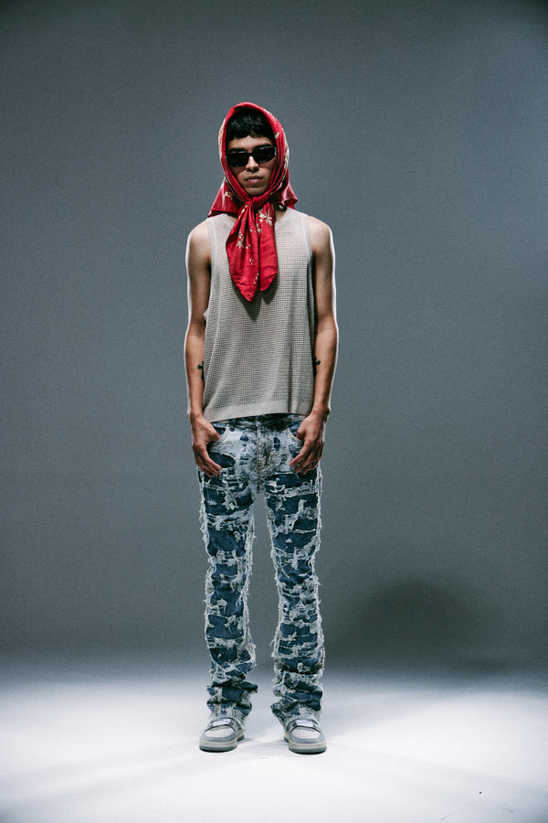 Embellish Akita Boro Flare Denim