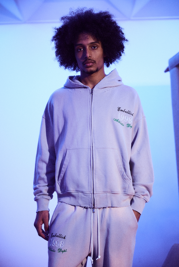 Embellish Athletic Dept. Zip Hoodie