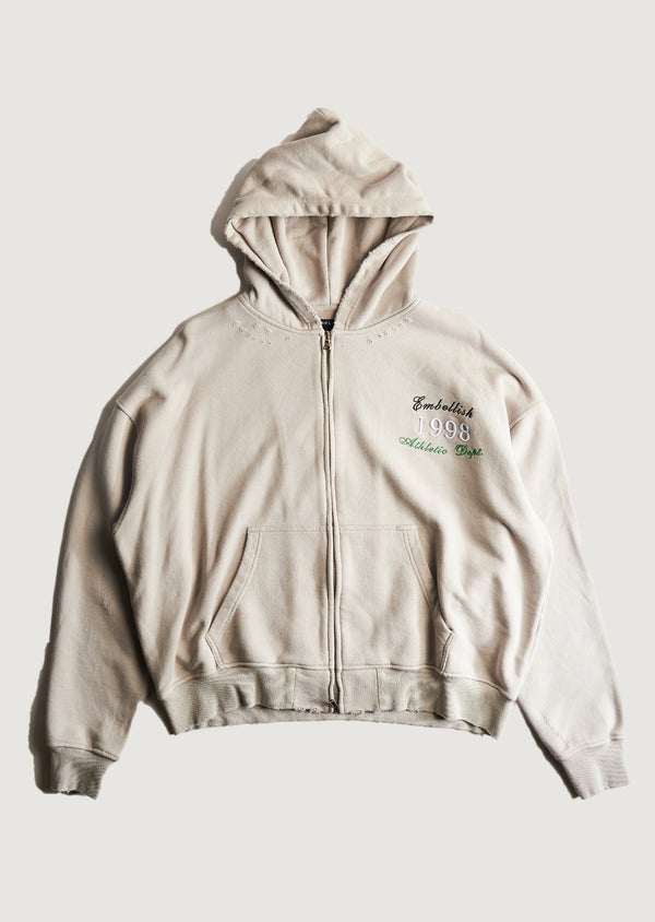 embellish Athletic Dept. Zip Hoodie