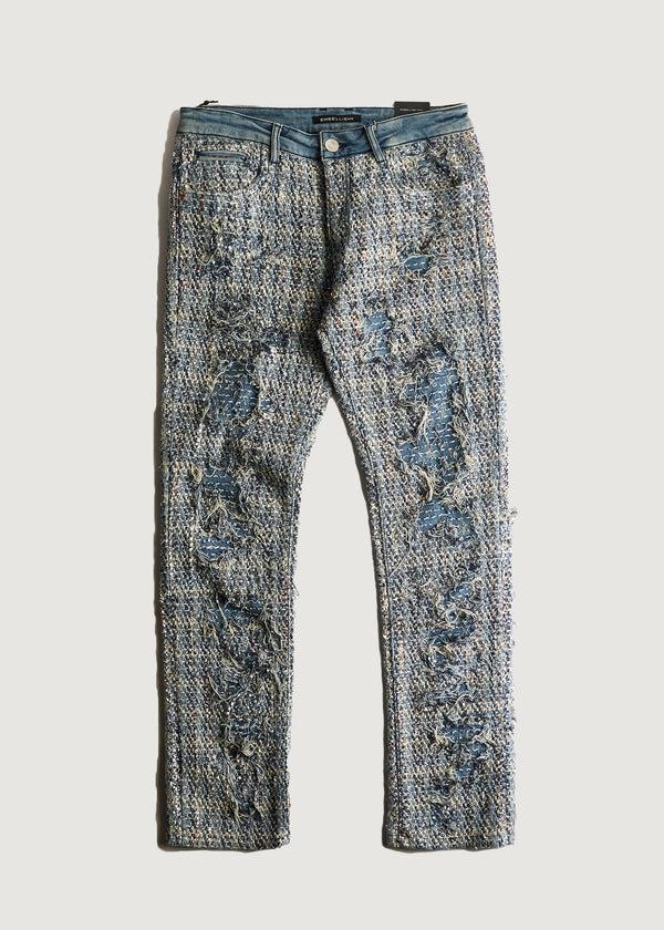 embellish Blue Salvage Boro Denim