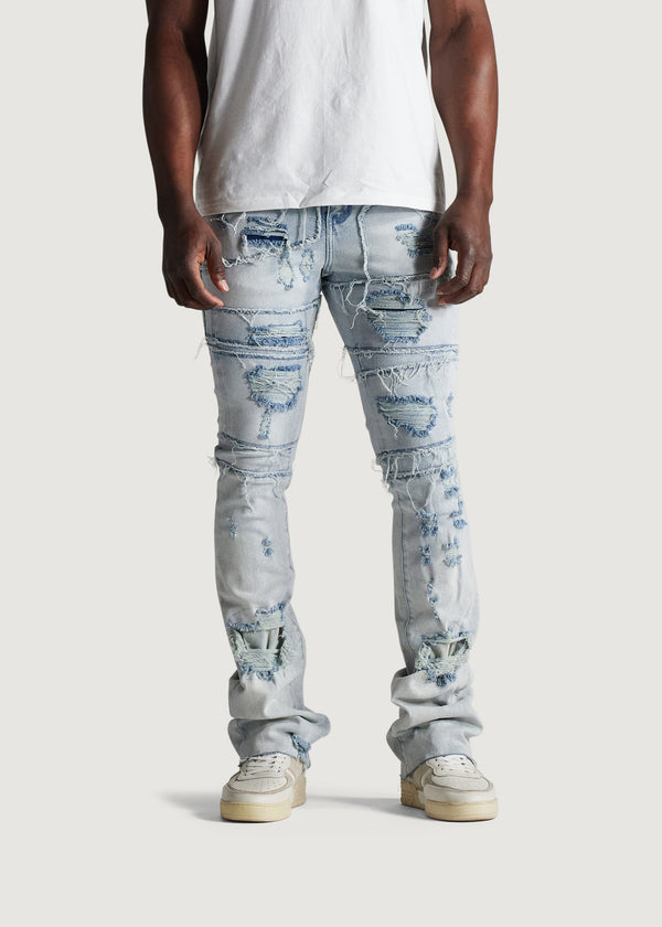 Embellish Claire Skinny Flare Denim