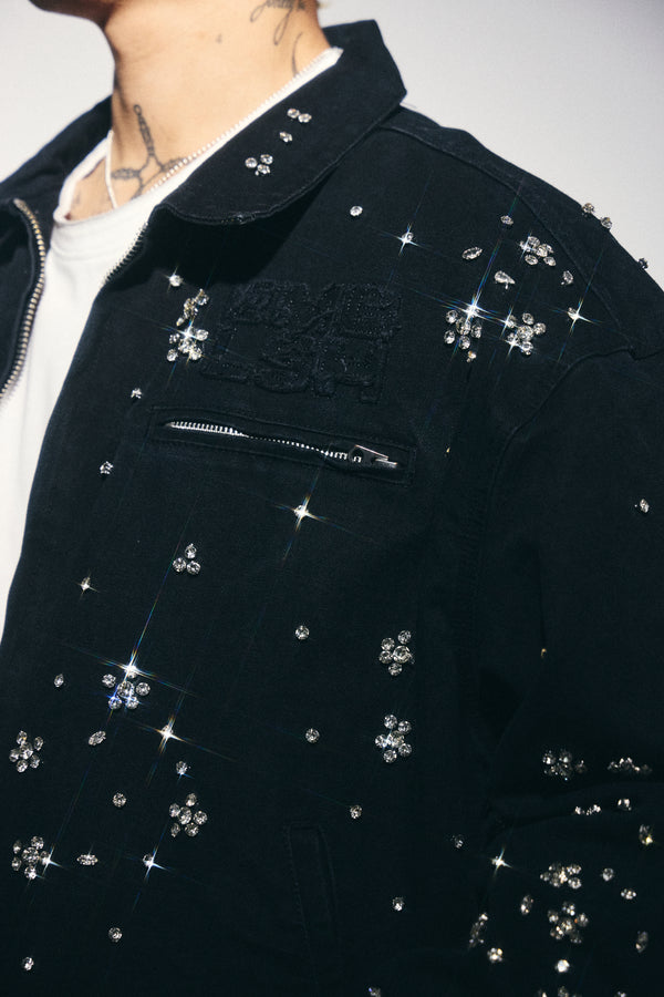 Embellish Clean Up Work Jacket (Black)