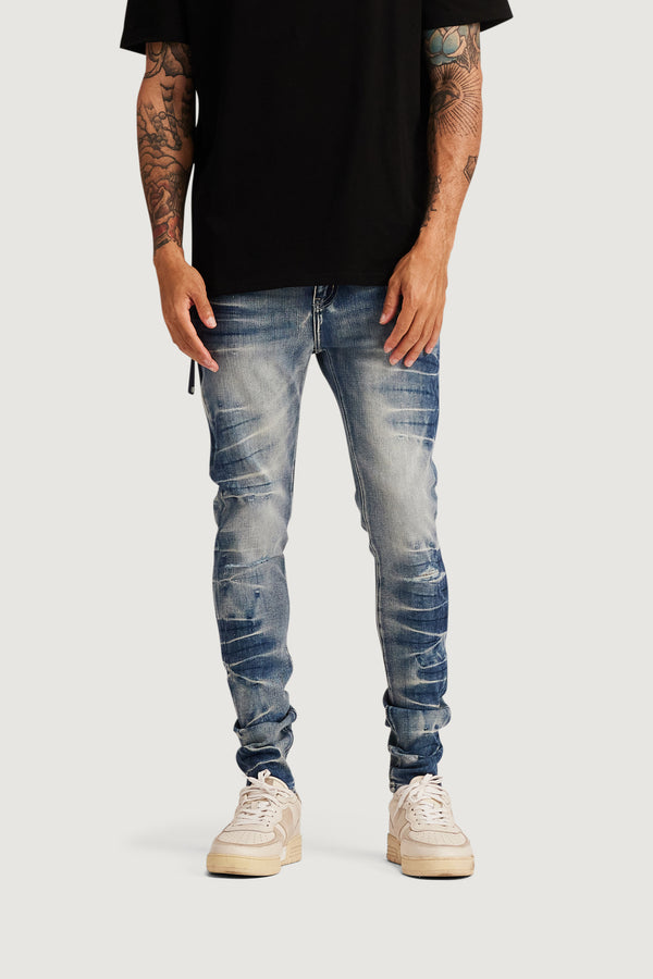 Embellish David Skinny Denim (Blue Smoke) BLUSMKE