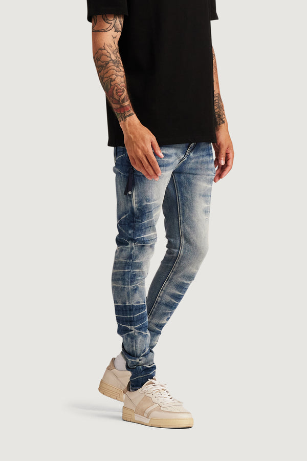Embellish David Skinny Denim (Blue Smoke) BLUSMKE