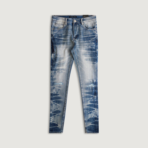 embellish David Skinny Denim (Blue Smoke) BLUSMKE