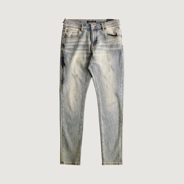 embellish David Skinny Denim (Dawn Wash)