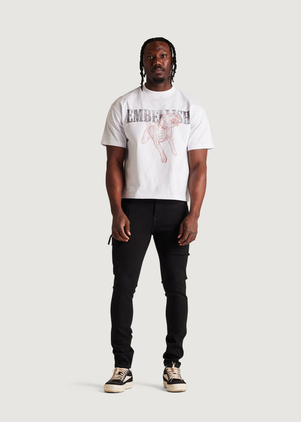 Embellish David Skinny Denim (Jet Black)