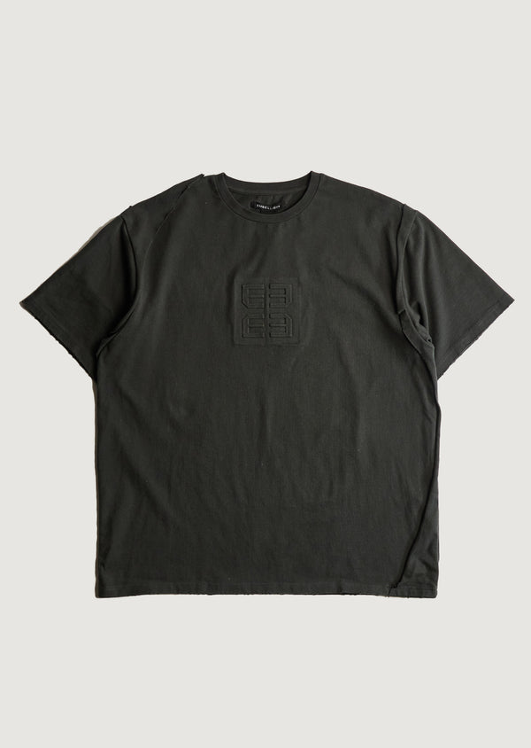embellish E Logo Tee (Washed Black)
