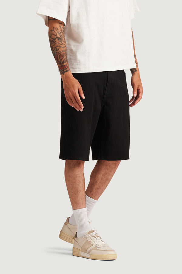 Embellish Easy Denim Short (Black) BLK