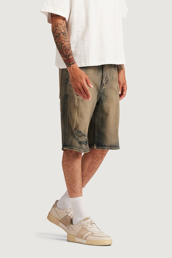 Embellish Easy Denim Short (Desert Wash) DSRTWASH