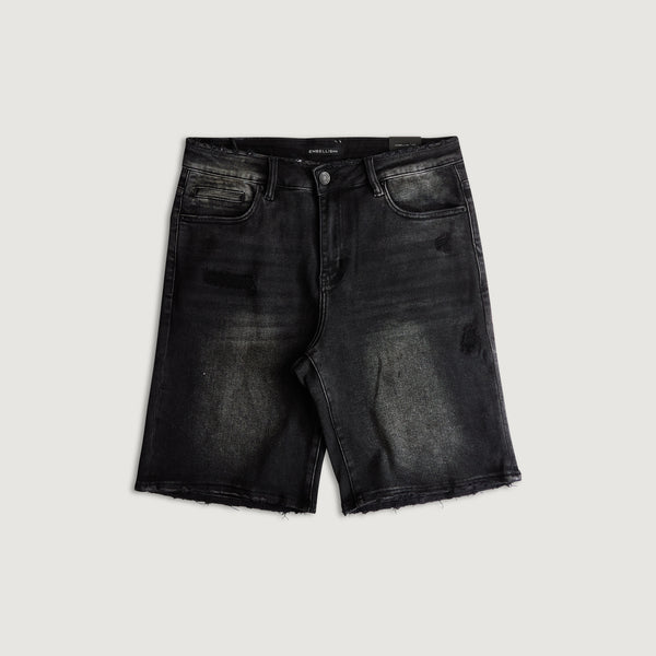 embellish Easy Denim Short (Mid Wash) MIDWASH