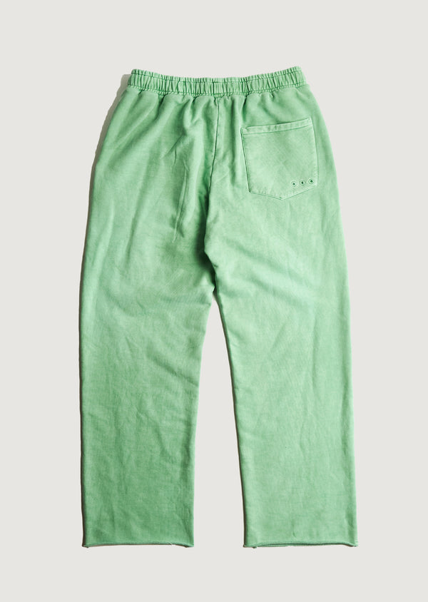 Embellish Edge Sweatpant (Washed Lime)
