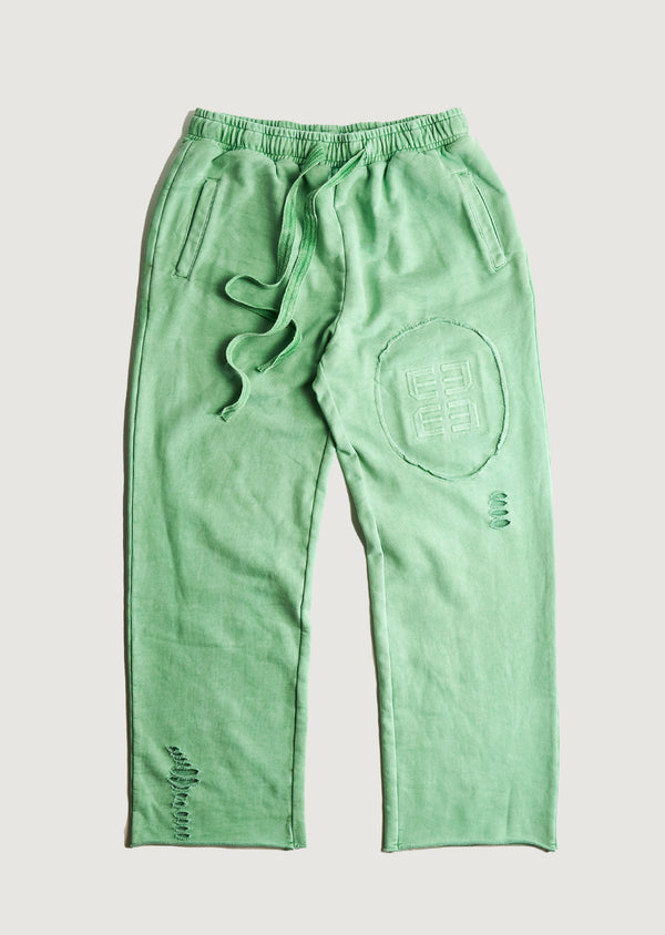 embellish Edge Sweatpant (Washed Lime)