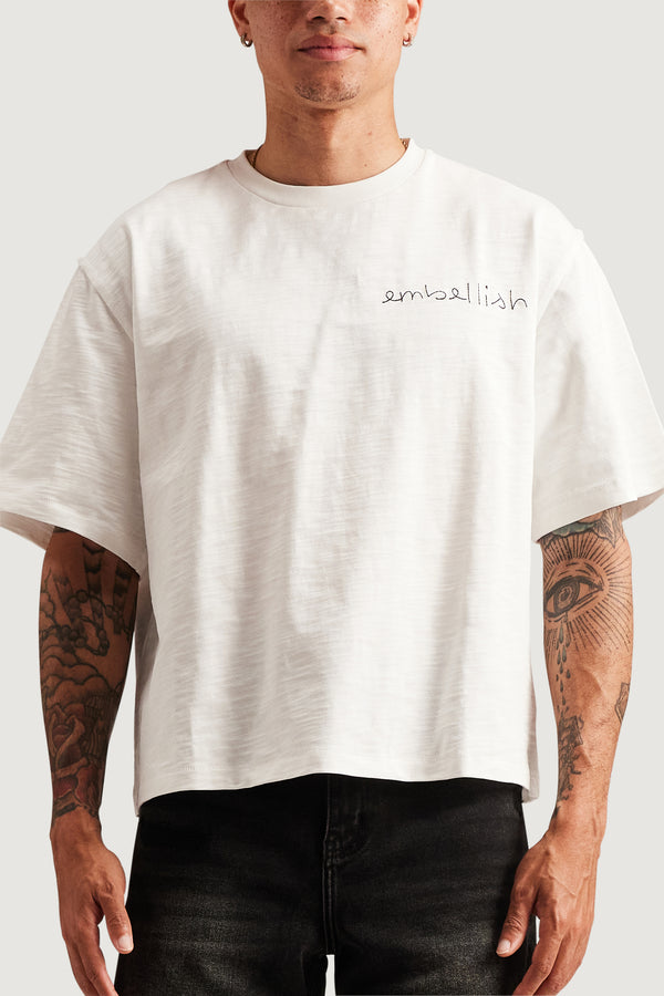 Embellish Elux Crop Tee OFFWHT