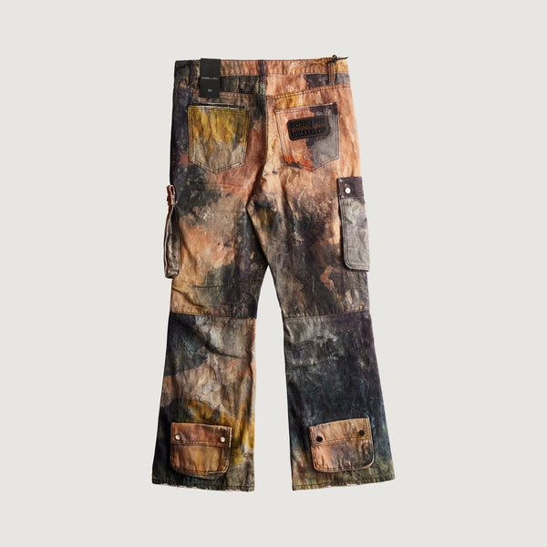 Embellish Falcon Cargo Flare Denim