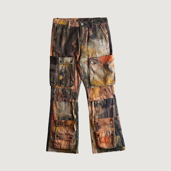 embellish Falcon Cargo Flare Denim
