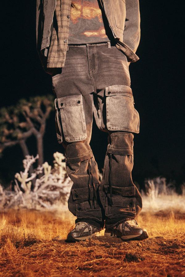 Embellish Falcon Straight Flare Denim