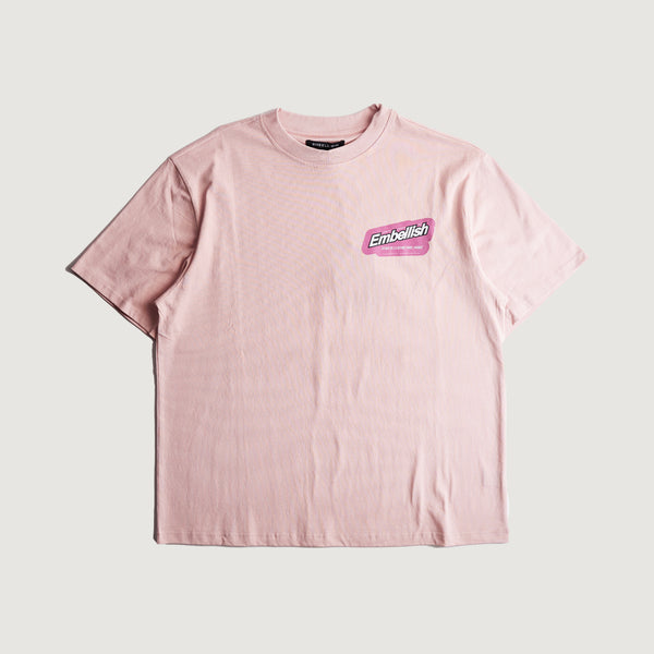 embellish Garage Tee (Bubblegum)