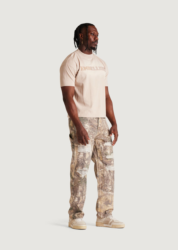 Embellish Hart Baggy Denim (Woodland Camo)