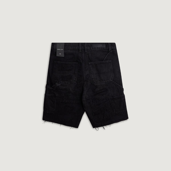 Embellish Hart Denim Short (Black)