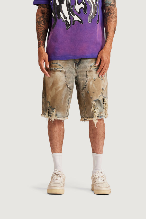 Embellish Hart Denim Shorts SNDDIST