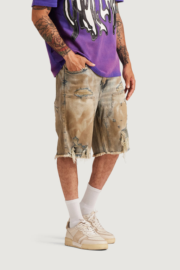 Embellish Hart Denim Shorts SNDDIST