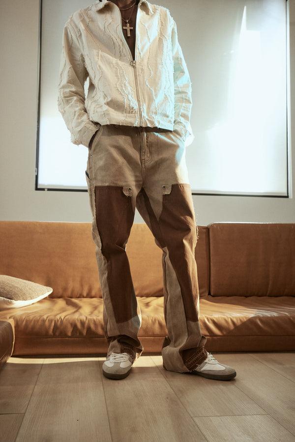 Embellish Hart V2 Straight Flare Denim (Brown)