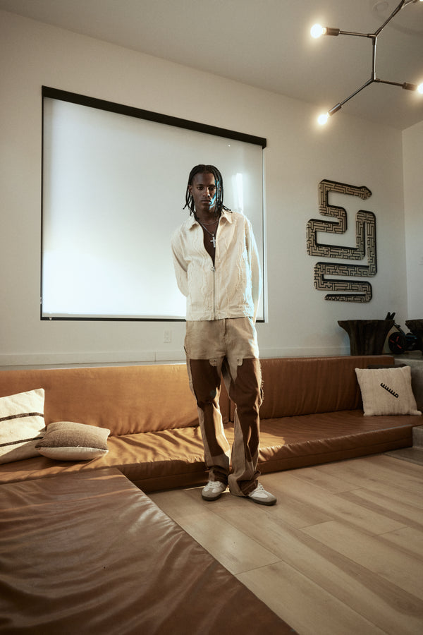 Embellish Hart V2 Straight Flare Denim (Brown)