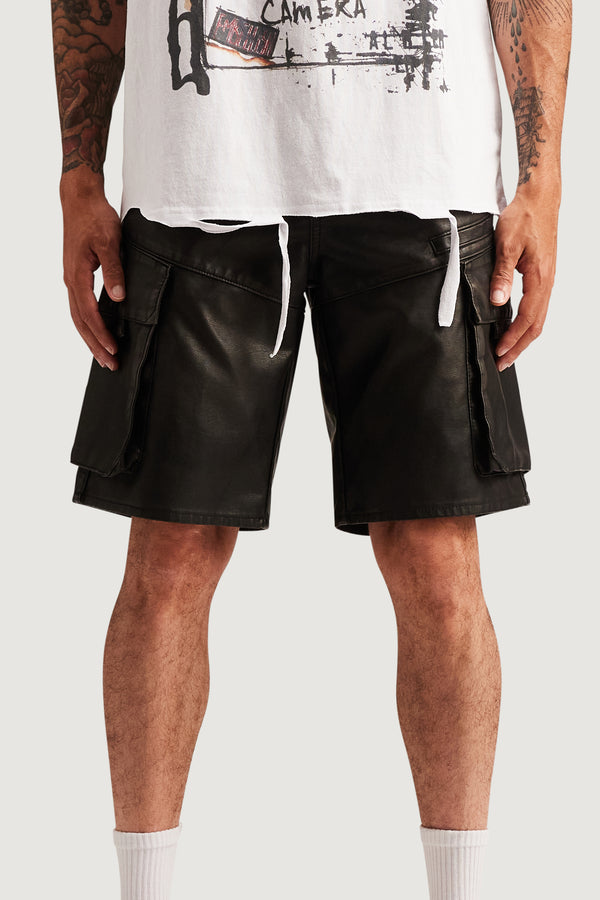 Embellish Highstreet Cargo Shorts (Black) BLK