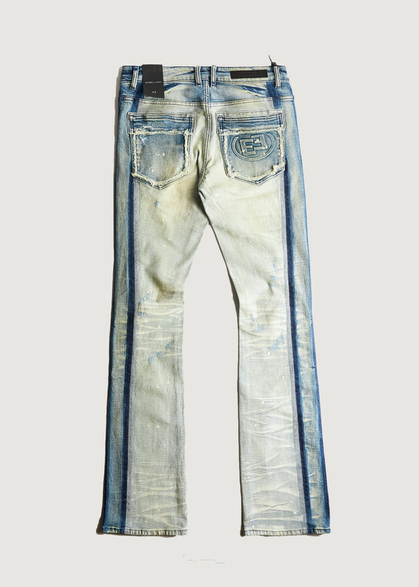 Embellish Kayden Flare Denim (Light Blue)