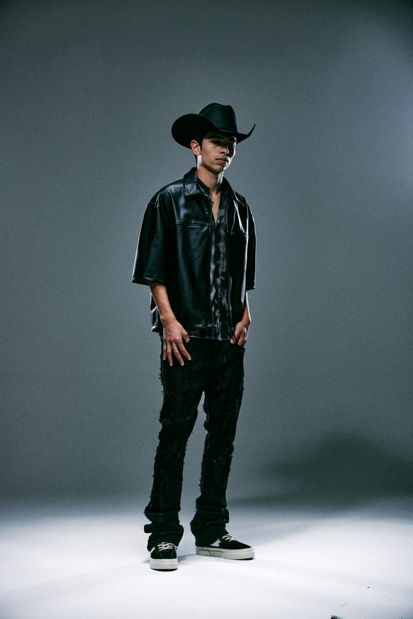 Embellish Kyoto Boro Flare Denim