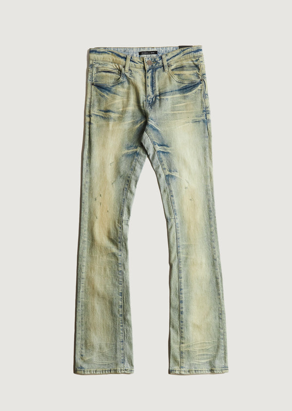 embellish Lars Flare Denim (Sand Blue)