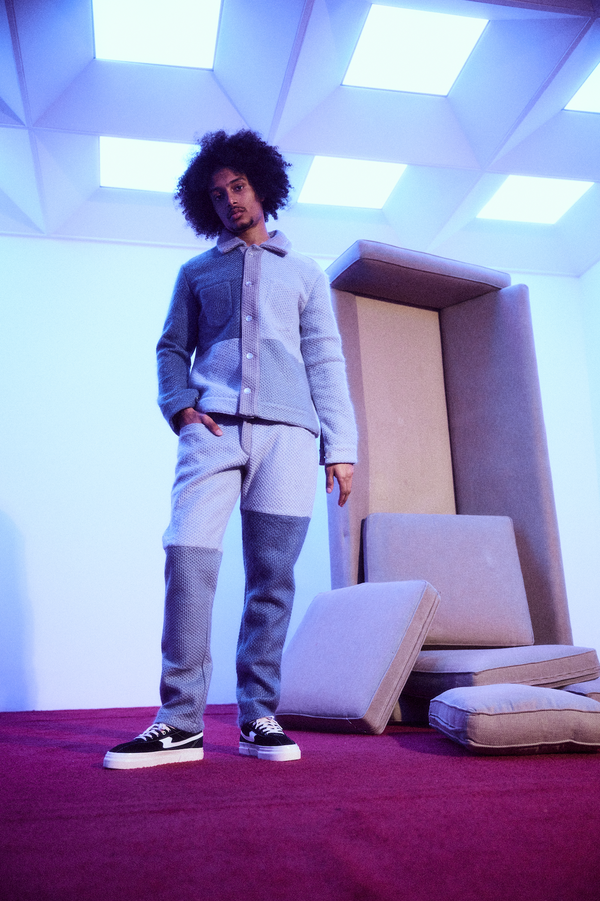 Embellish Leonard Knit Pant (Blue)