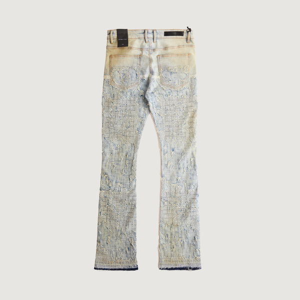 Embellish Liv Boro Flare Denim (Sky Wash)