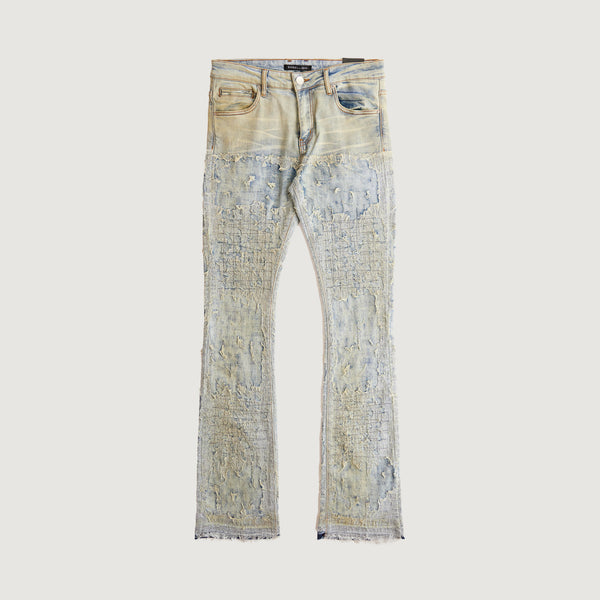 embellish Liv Boro Flare Denim (Sky Wash)