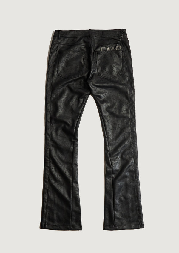 Embellish Mills Flare Denim (Black Wax)