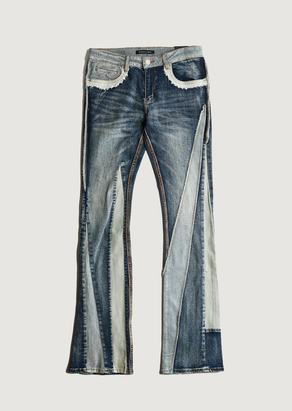 embellish Ralph Flare Denim (Medium Blue)